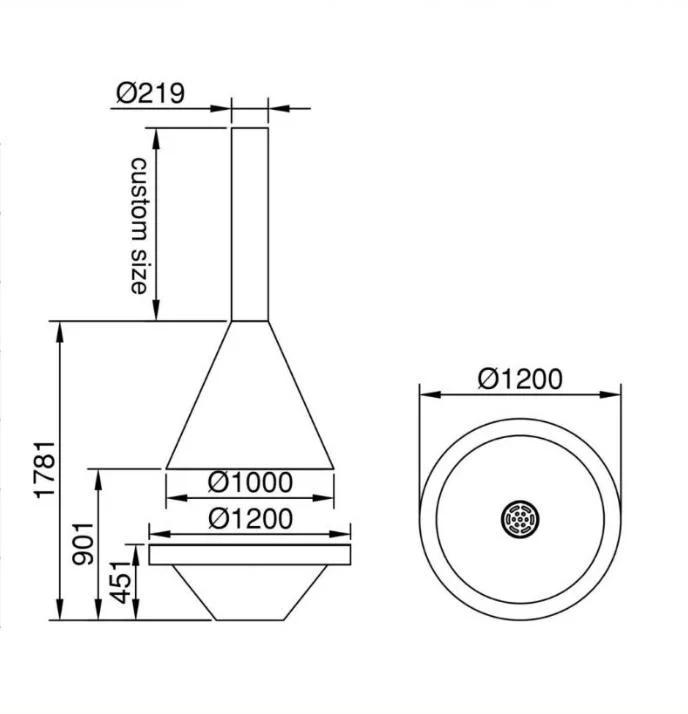 Good Quantity Hanging and Rotating Fireplace