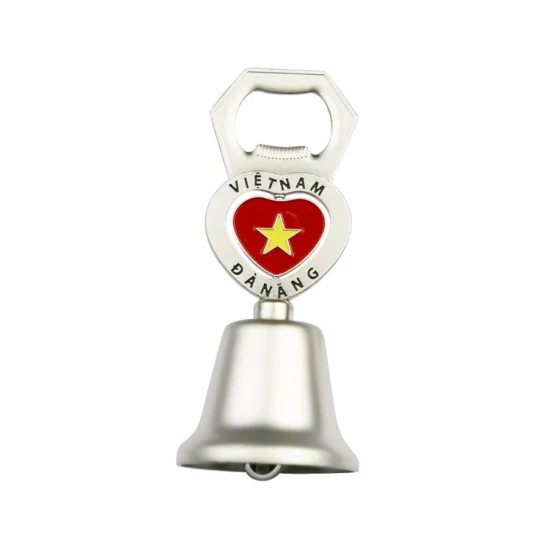 Office Table Bell Call Bells Decorative Gong Metal Crafts Embossed Design Silver Color Round Shape