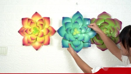 Handmade Wall Hanging Metal Flower Craft for Home Decoration