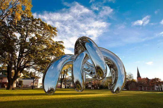 Mirror Polishing Stainless Steel Outdoor Crab Sculpture