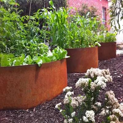 Rusty Garden Edging for Separation/Corten Steel Garden Edging